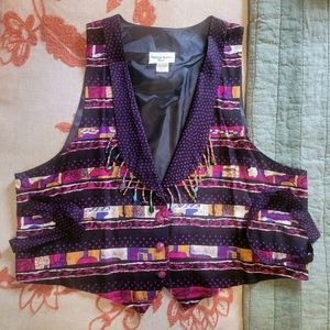 Vintage beaded vest